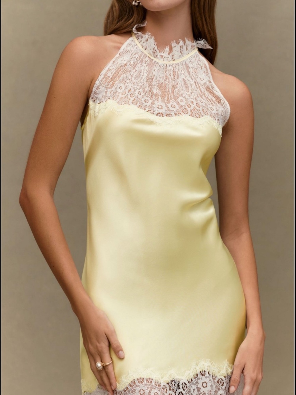 THIRD FORM Poetry High-Neck Lace Dress - Picture 2 of 4